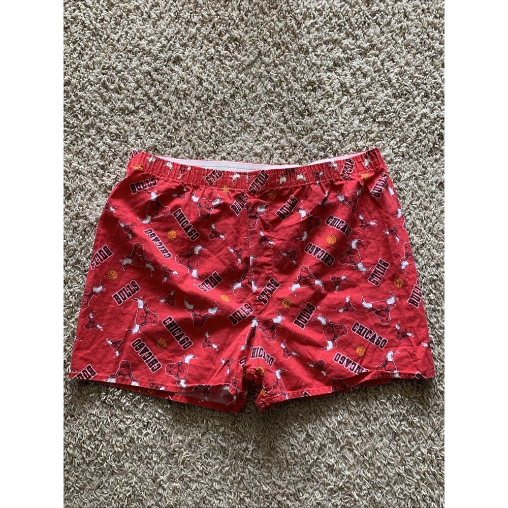 Vintage Sideline Chicago Bulls Sleep Shorts Size XL 90s
